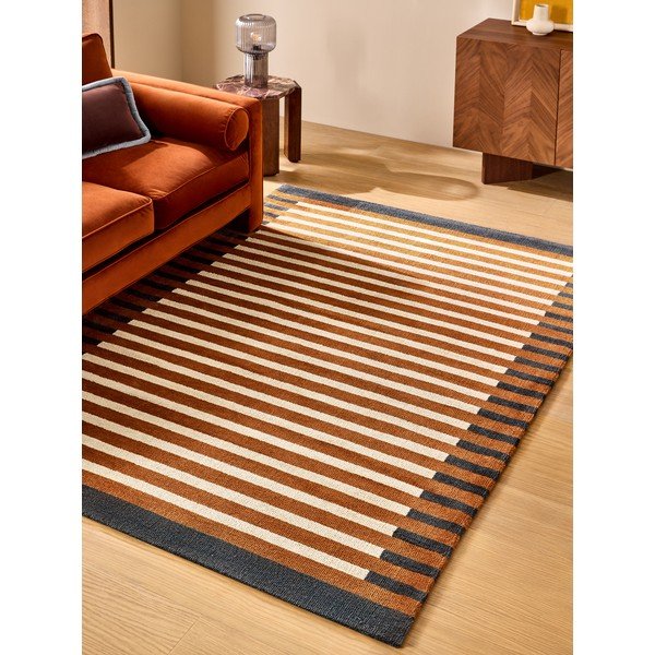 Orange handgewebter Teppich 120x170 cm Lois – MADE-image-1