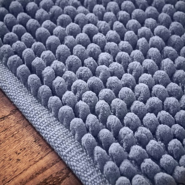 Blauer Badezimmerteppich, 50 × 120 cm Aspen Bobble - Bianca-image-2