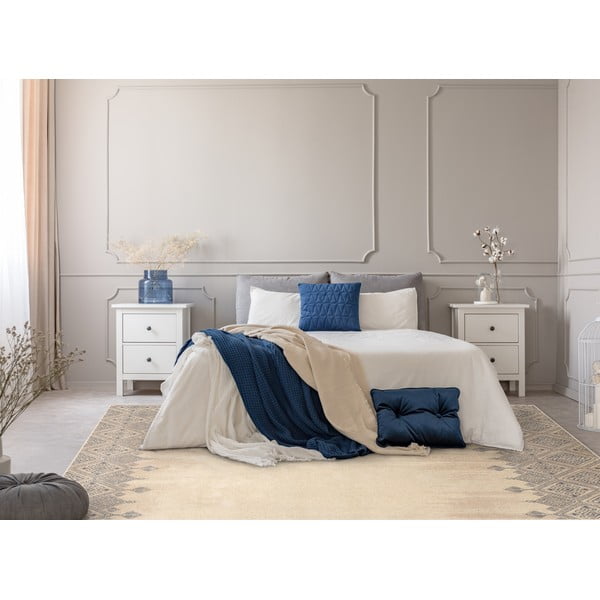 Beiger Wollteppich, 160 x 240 cm Decori - Agnella-image-1