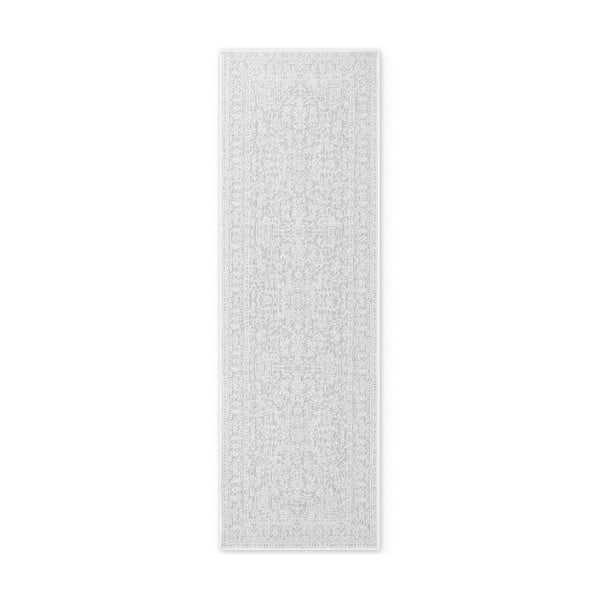 Laufmatte für drinnen und draußen in Grau und Elfenbein, 80 x 250 cm Duet Kona - Hanse Home