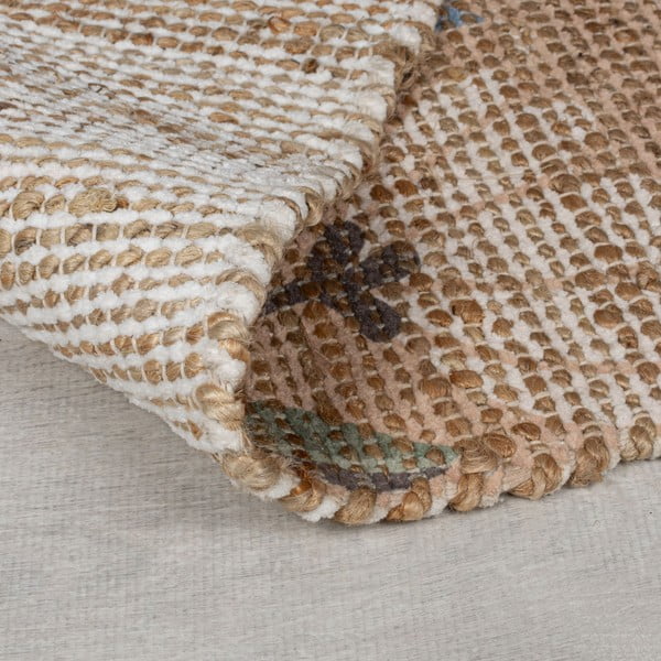 Handgewebter Läufer mit Juteanteil in Naturfarbe, 60 x 230 cm Arriana - Flair Rugs-image-2