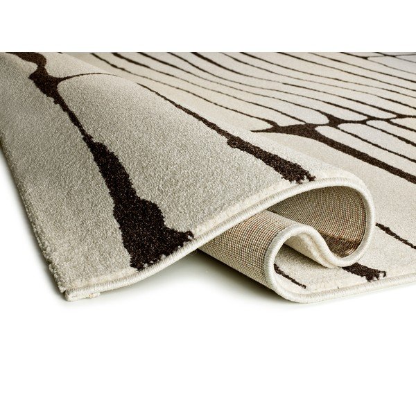 Cremefarbener Teppich 160 × 230 cm Retro - Universal-image-2