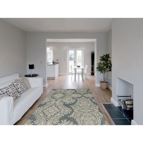Grauer Wollteppich, 200 × 300 cm Jolene graphite - Agnella-image-1