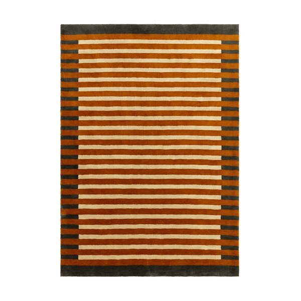 Orange handgewebter Teppich 120x170 cm Lois – MADE