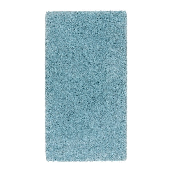 Hellblauer Teppich 67x125 cm Aqua Liso – Universal