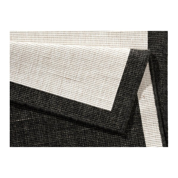 Schwarzer/beige Teppich für Innen- und Außenbereiche 80x250 cm Panama – Hanse Home-image-3