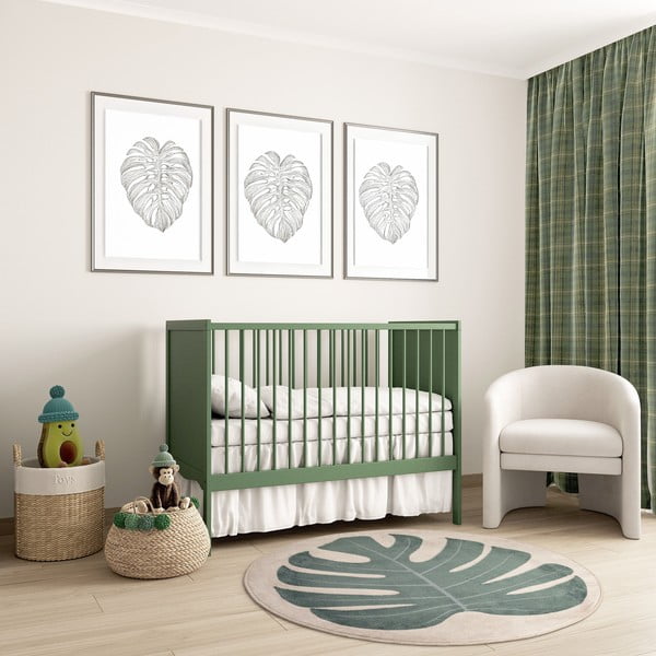 Grüner/beiger Kinderteppich, Ø 120 cm Deliciosa Malachite - FD-image-1