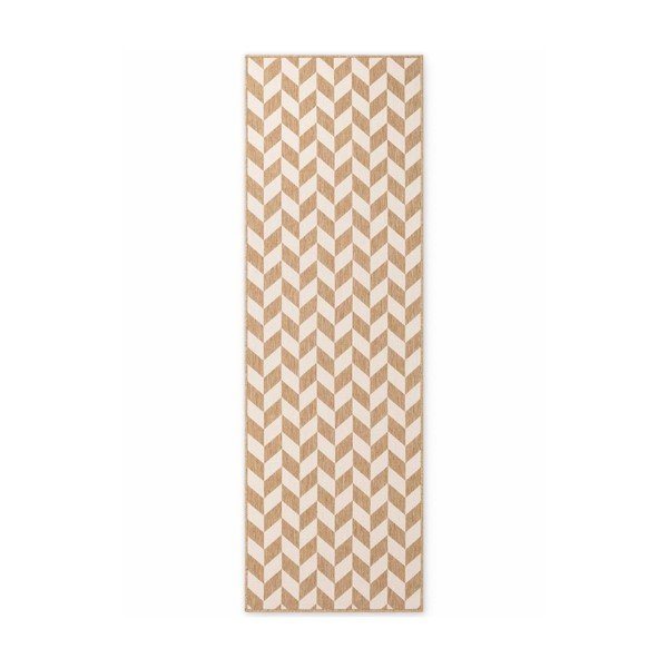 Cremefarben/in Naturfarbe, Innen- und Außenlaufbahn 80 x 200 cm Haringey Terrick - Ted Baker