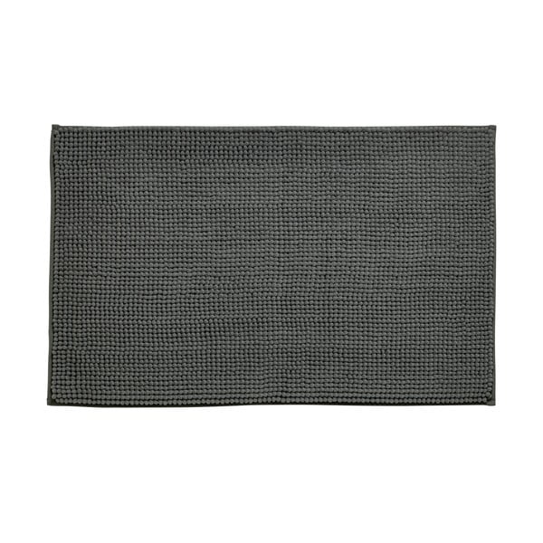 Dunkelgrauer Badezimmerteppich, 50 × 80 cm Bobble - Catherine Lansfield