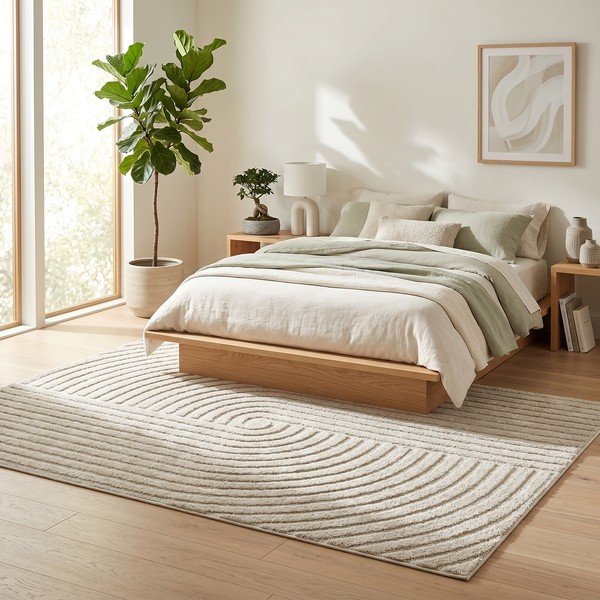 Beiger Teppich 120 × 170 cm Serenity - ESTE-image-4