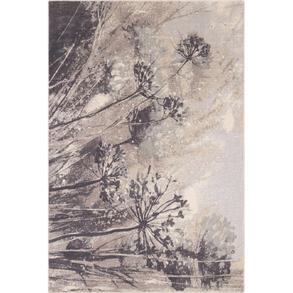 Cremefarbener, grauer Wollteppich, 200 × 300 cm Lissey - Agnella