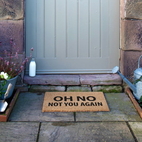 Fußmatte aus Kokosfasern, 40 x 60 cm Not You Again - Artsy Doormats-image-4