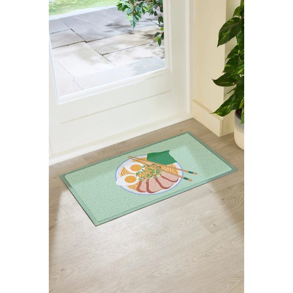 Fußmatte recycelter Kunststoff 40x70 cm Ramen Bowl  – Artsy Doormats-image-1