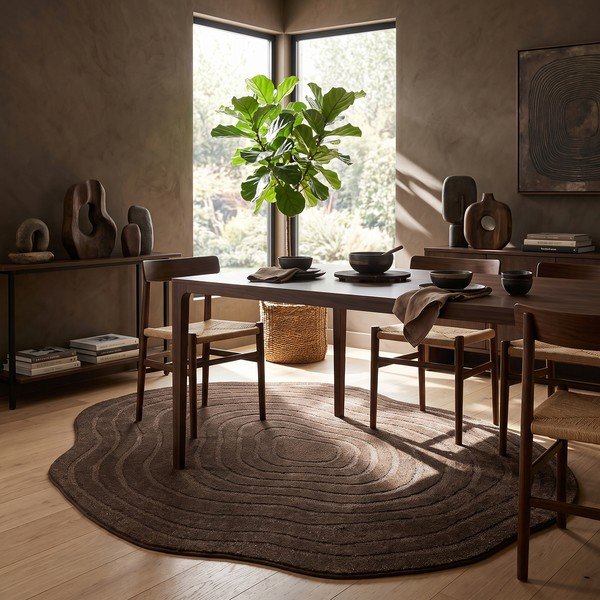 Brauner Teppich 160x230 cm Pebble – ESTE-image-3