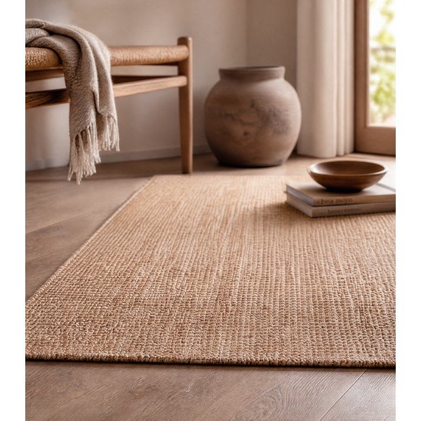 Jute-Läufer in Naturfarbe, 80 x 200 cm Bouclé - Hanse Home-image-3