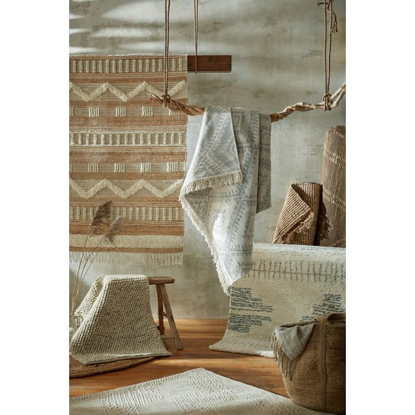 Hellgrauer, handgewebter Läufer mit Wollanteil, 60 x 230 cm Minerals - Flair Rugs-image-4