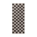 Schwarz/cremefarbener, beidseitig nutzbarer, handgewebter Läufer mit Juteanteil, 80 x 200 cm Rex - Hanse Home