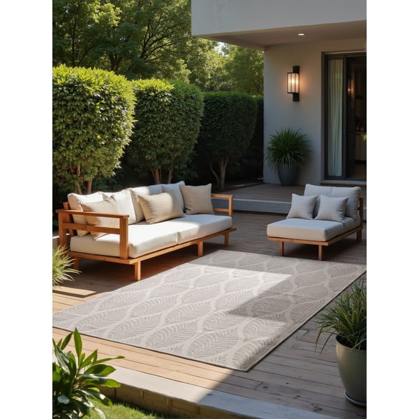 Teppich für den Innen- und Außenbereich in Grau und Elfenbein, 120 × 170 cm Duet Liora - Hanse Home-image-1