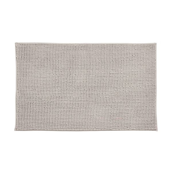 Grauer Badezimmerteppich, 50 x 80 cm Bobble - Catherine Lansfield