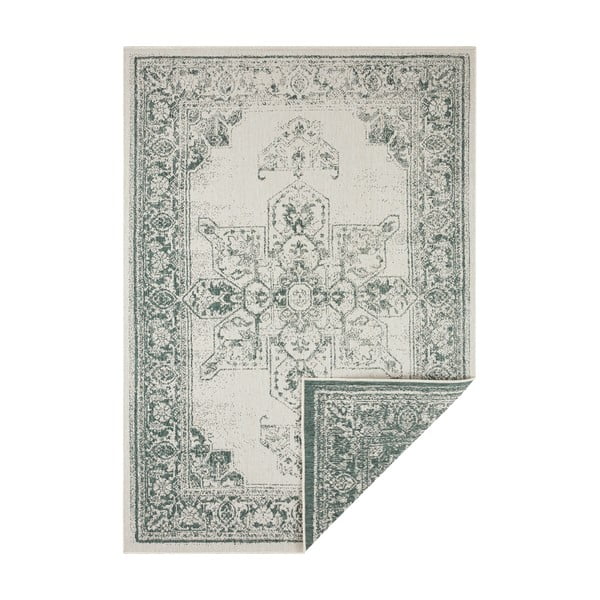 Grüner/beige Teppich für Innen- und Außenbereiche 200x290 cm Borbon – Hanse Home