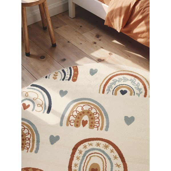 Cremefarbener Kinderteppich, Ø 160 cm Bowie - Hanse Home-image-4