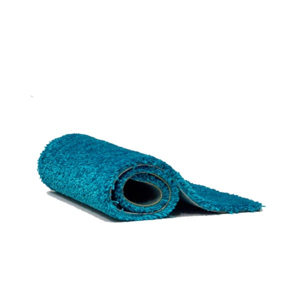 Türkiser Teppich ø 100 cm Aqua Liso – Universal-image-2