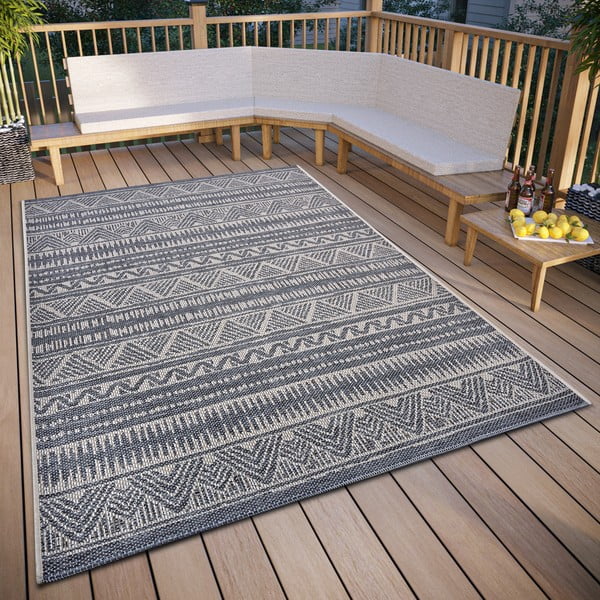 Grauer Outdoor-Teppich 76 x 150 cm Clyde Loto - Hanse Home-image-1