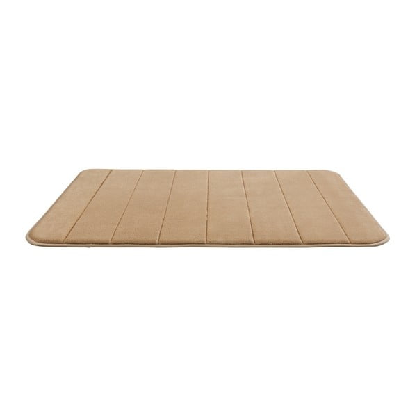 Braune/beige Badematte 50x80 cm Stripes – Wenko-image-1