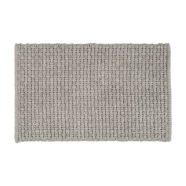 Graue Textil-Badezimmermatte, 50 x 80 cm Ecoli - Wenko