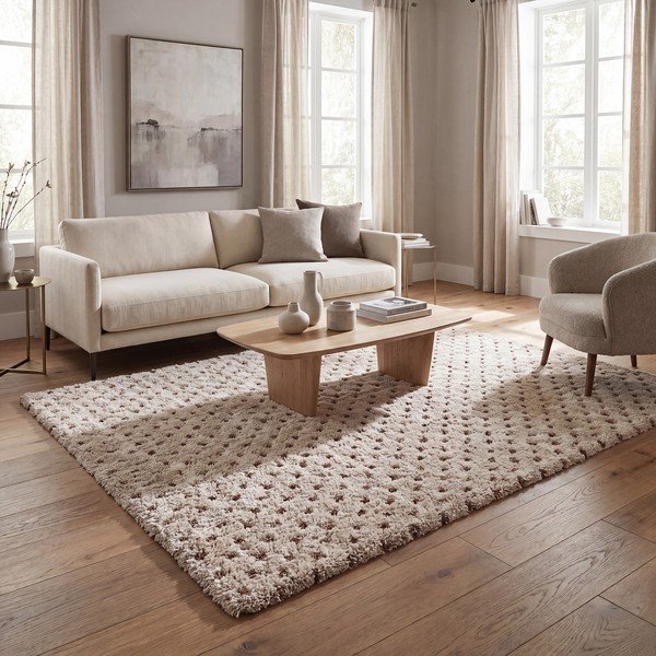 Beiger Teppich 80 × 150 cm Ember - Universal-image-1
