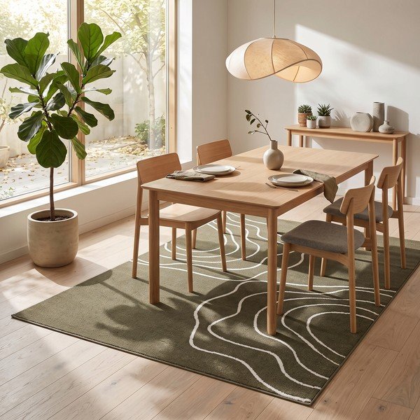 Grüner Teppich 120x170 cm Pulse – ESTE-image-4