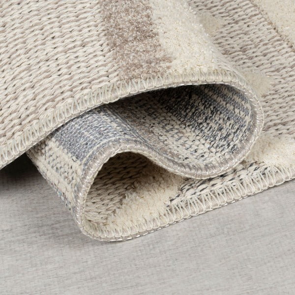 Grau-beiger, waschbarer Teppich, 116 × 170 cm Everette - Flair Rugs-image-2