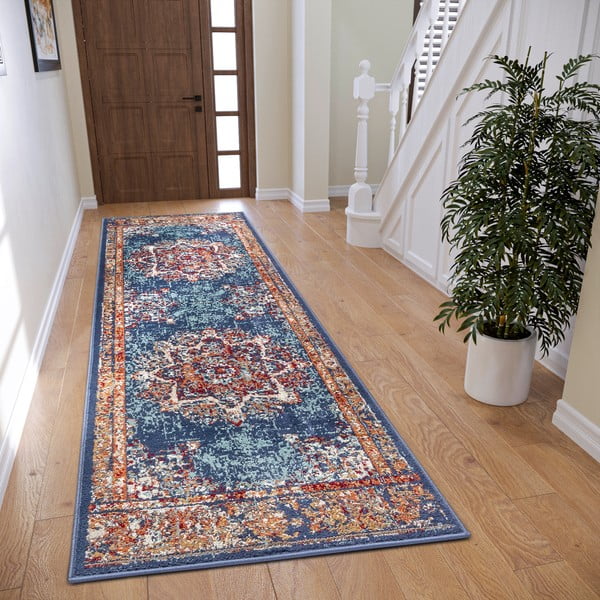 Dunkelblauer Läufer, 80 × 240 cm Orient Maderno - Hanse Home-image-1