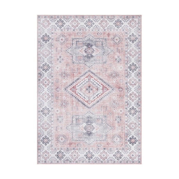 Rosa/grauer Teppich 120 × 160 cm Gratia - Hanse Home