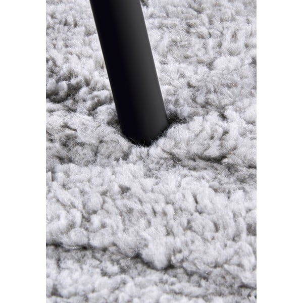 Hellgrauer runder Teppich, Ø 200 cm Panglao New York Light Grey - Elle Decoration-image-3