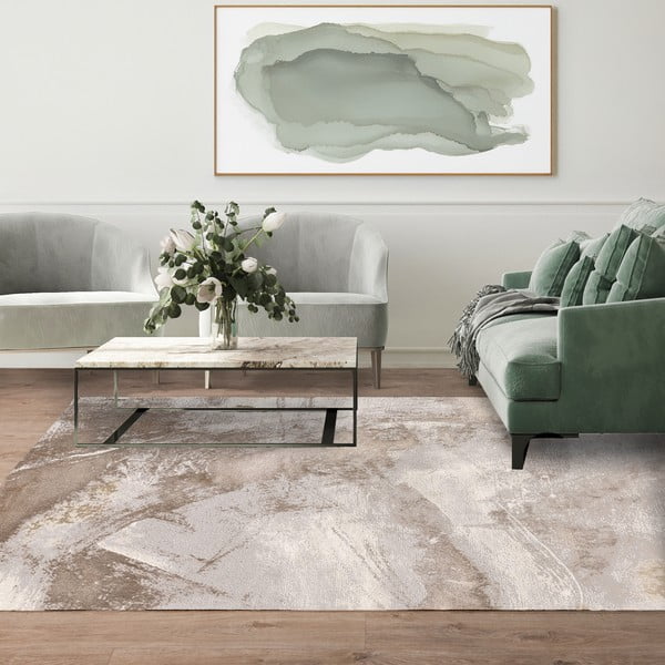 Beiger Teppich 160 × 230 cm Stellar Beige Natural - Asiatic Carpets-image-1
