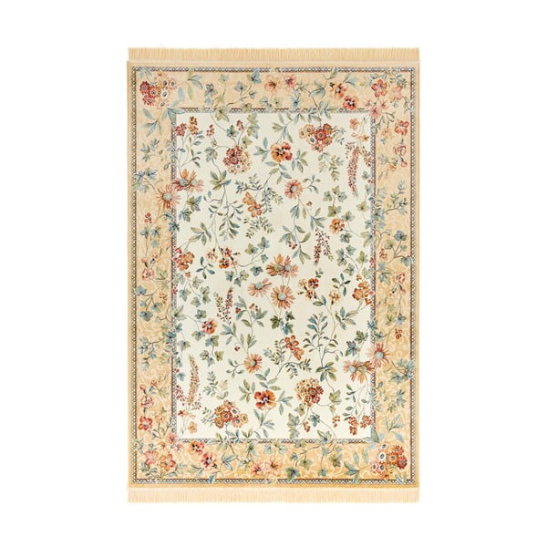 Beiger Viskose-Teppich, 95 × 140 cm Oriental - Hanse Home