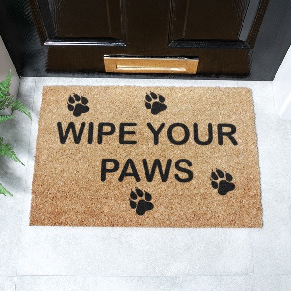 Fußmatte aus Kokosfasern, 40 x 60 cm Wipe Your Paws - Artsy Doormats-image-2