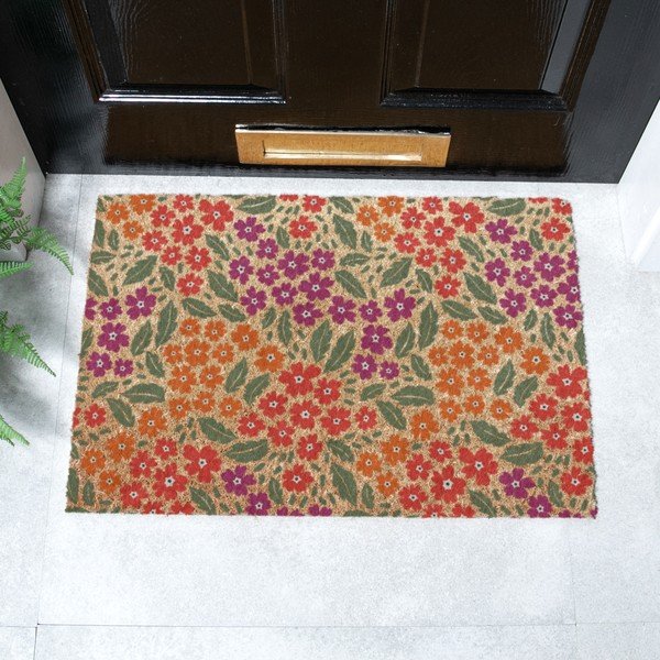 Fußmatte aus Kokosfasern, 40 x 60 cm Floral - Artsy Doormats-image-3