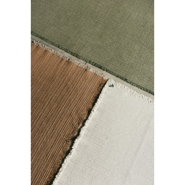 Cremefarbener handgewebter Teppich 140x200 cm Handloom – Lorena Canals-image-3