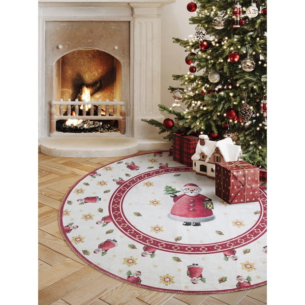 Roter runder Teppich mit Weihnachtsmotiv, Ø 160 cm Toy's Delight Santa Claus - Villeroy&Boch-image-1