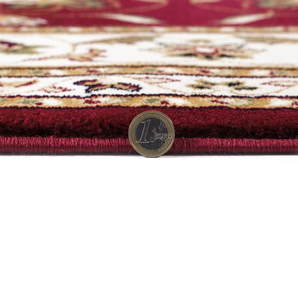 Roter runder Teppich, 133 × 133 cm Sherbone - Flair Rugs-image-3