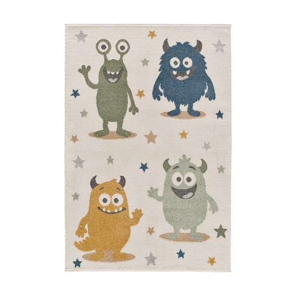 Cremefarbener Kinderteppich, 120 × 170 cm Beats - Universal