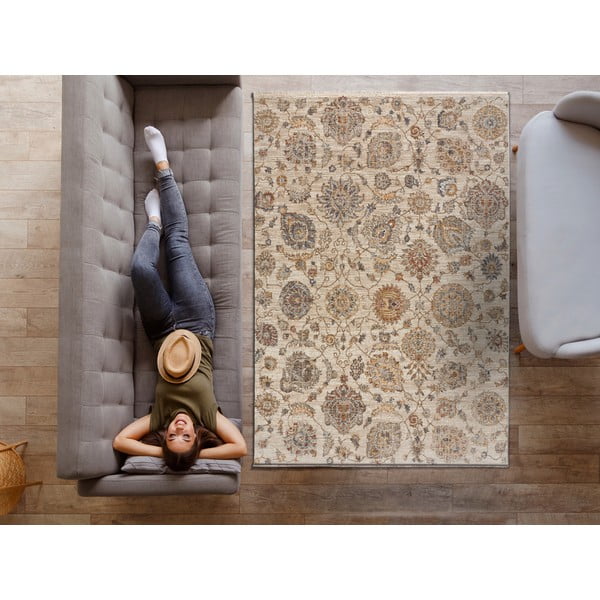 Beiger Teppich 133 × 190 cm Samarkand - Universal-image-1