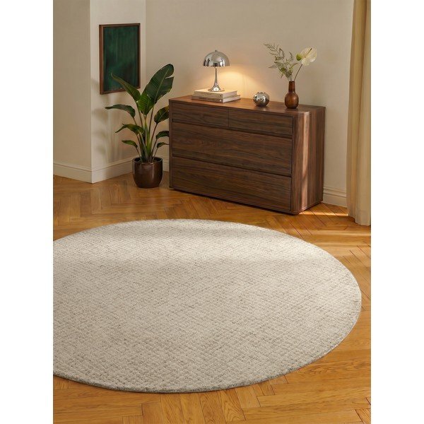 Beige Teppich ø 200 cm Eloise – Hanse Home-image-1