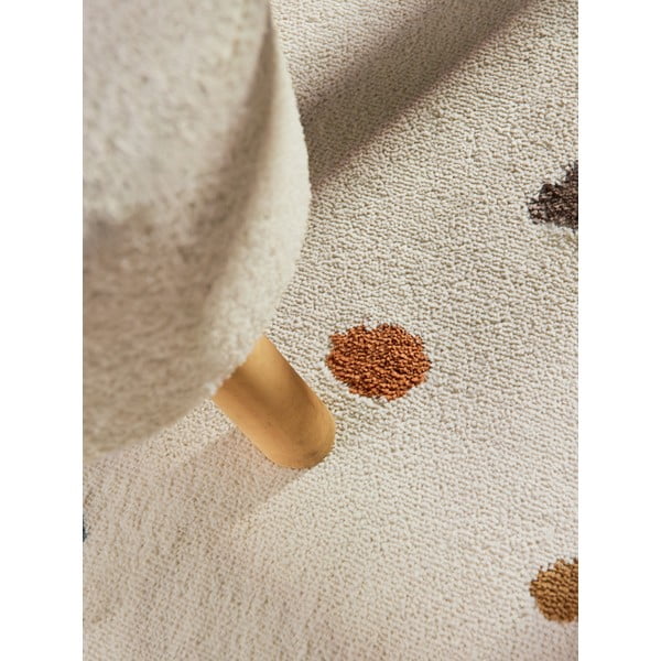Cremefarbener Kinderteppich, Ø 160 cm Funny Dots - Hanse Home-image-4