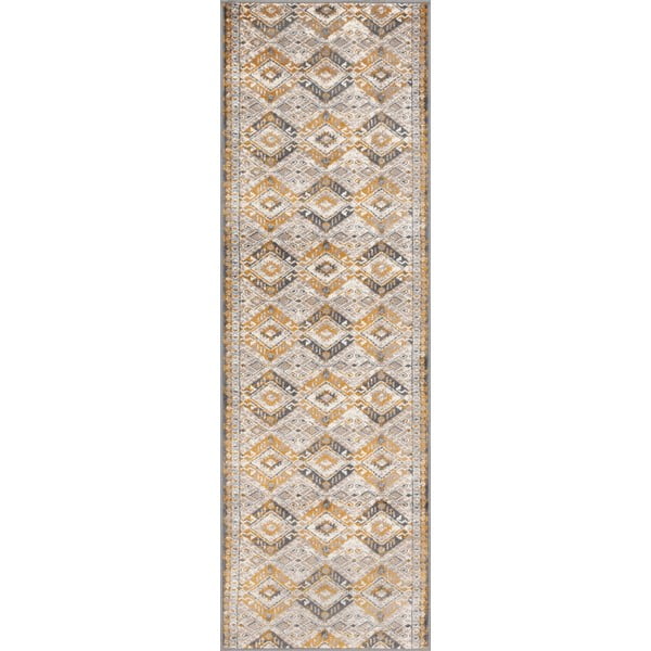 Beigefarbener Läufer 80 × 250 cm Soft Eman - FD
