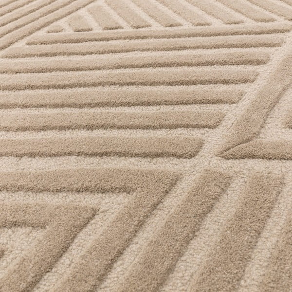 Hellbrauner Wollteppich, 200 x 290 cm Hague - Asiatic Carpets-image-3