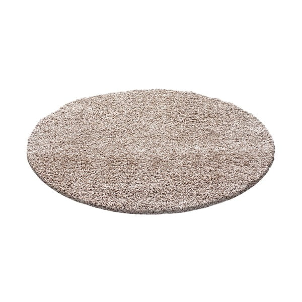 Beiger runder Teppich, Durchmesser 160 cm Life - Ayyildiz Carpets