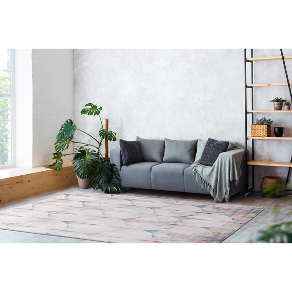 Hellgrauer Teppich 200 × 300 cm Simp - FD-image-1